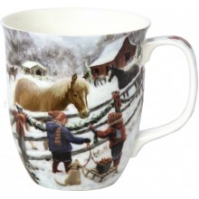 Чаша Mug 375мл Winter Horse
